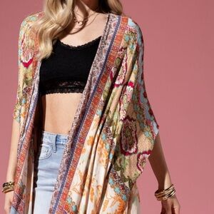 Floral Multicolor Kimono